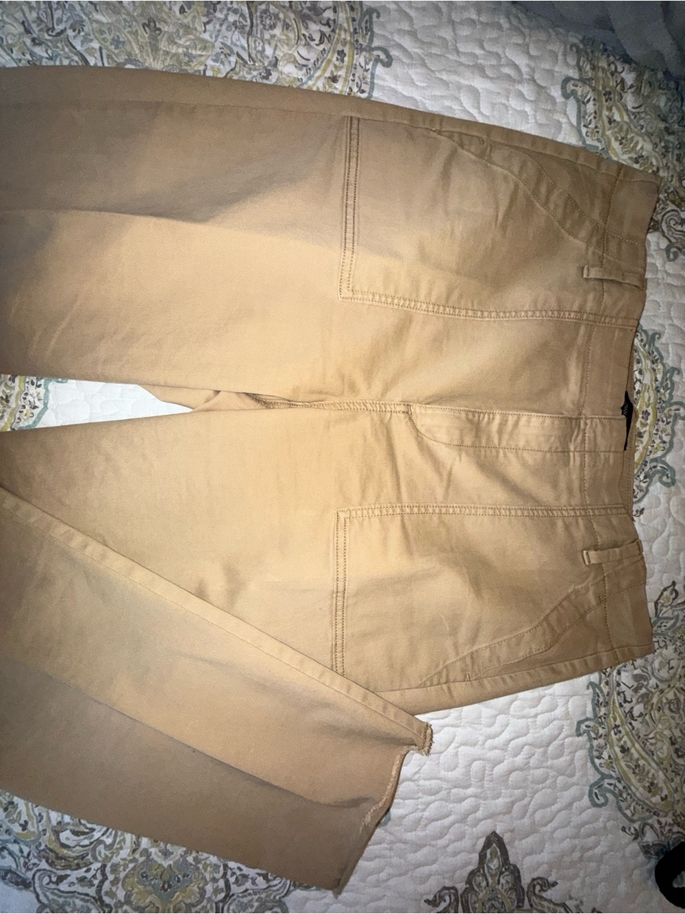 Banana Republic — Girlfriend Authentic ChinoTan (raw hem)